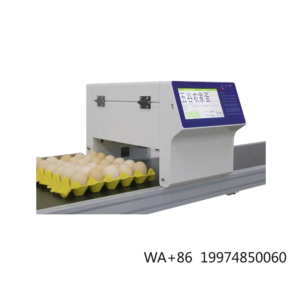 The Latest Egg Printer for Production Batch Number, Brand Name, Production Batch Number.