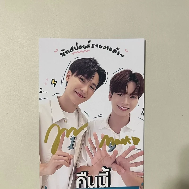 Perthsanta Juniormark Forcebook Poster Autographed Photos Thai TV