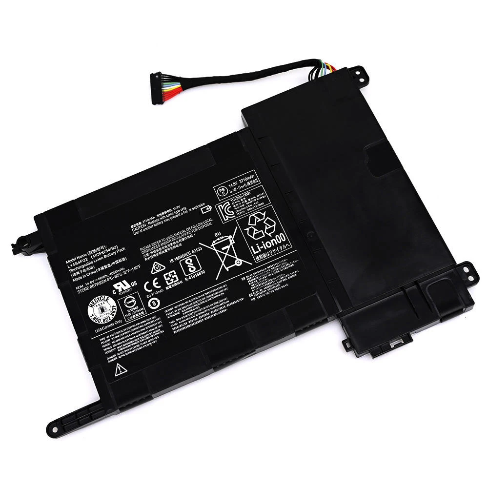Imagem -06 - Brandnew Genuíno Original L14s4p22 14.8v 60wh Bateria do Portátil para Lenovo Ideapad Y70015isk Y700-17isk Y700 Série L14m4p23 4050