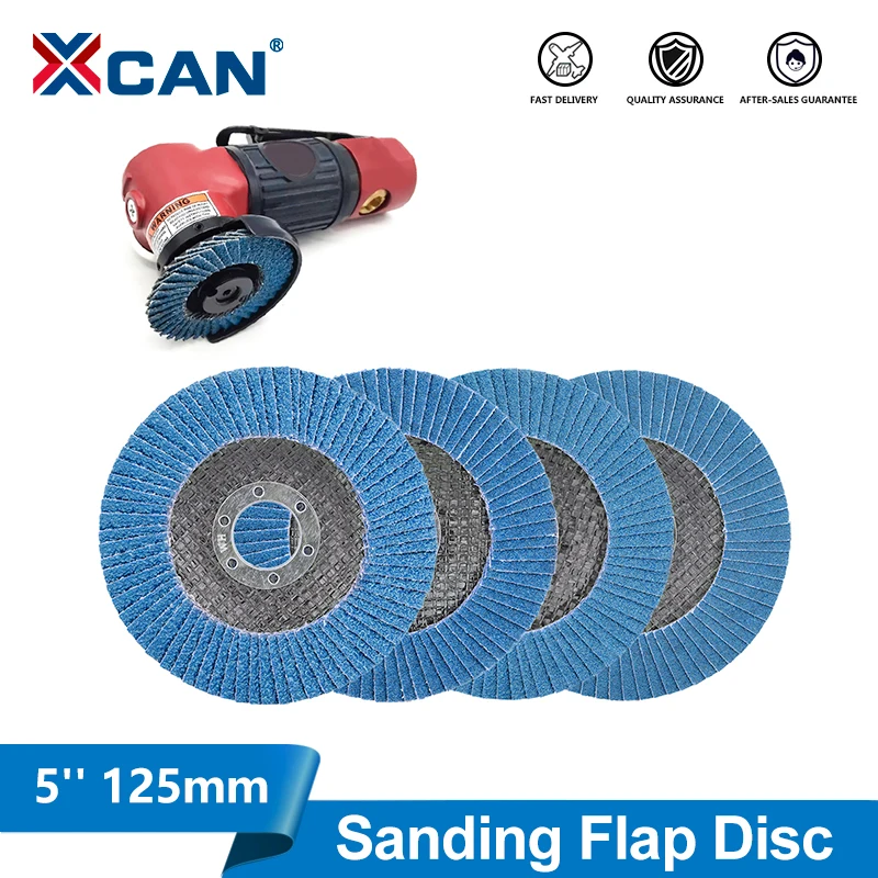 

XCAN 1 шт. 125 мм металлические шлифовальные лепестковые диски, лезвие для угловой шлифовальной машины, лезвие 40/60/80/120, лепестковый шлифовальный диск