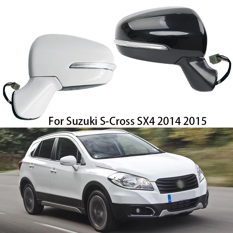 

For Suzuki S-Cross /SX4 S-Cross 2014 2015 Auto Door Wing Side Rearview Mirror Assembly Exterior Mirrors