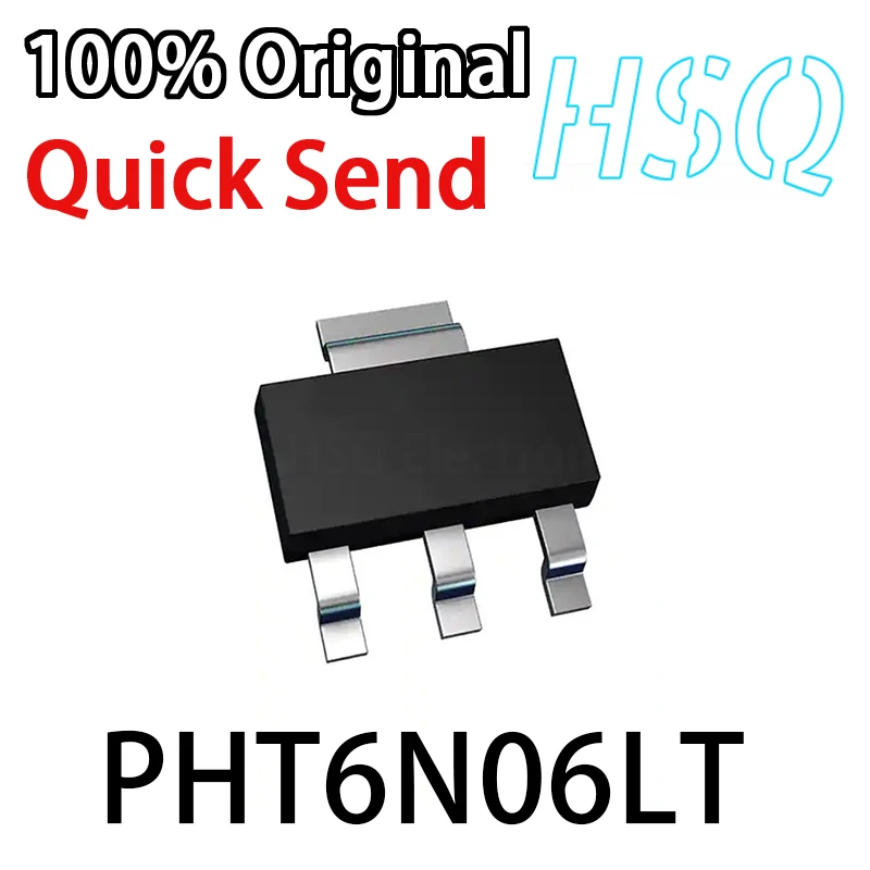 10PCS PHT6N06LT 6N06LT Field Effect MOS Tube Patch SOT223 N Channel New Spot