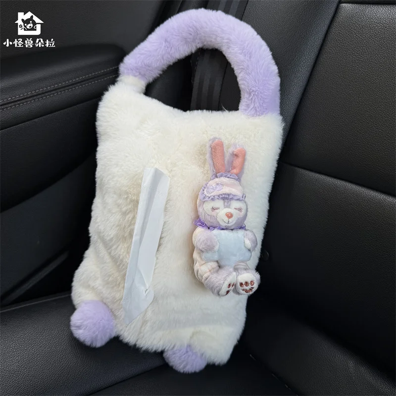 

Cute Cartoon Car Tissue Box Auto Seat Headrest Hanging Paper Tower Holder Organizer Styling Car Interior Accessories