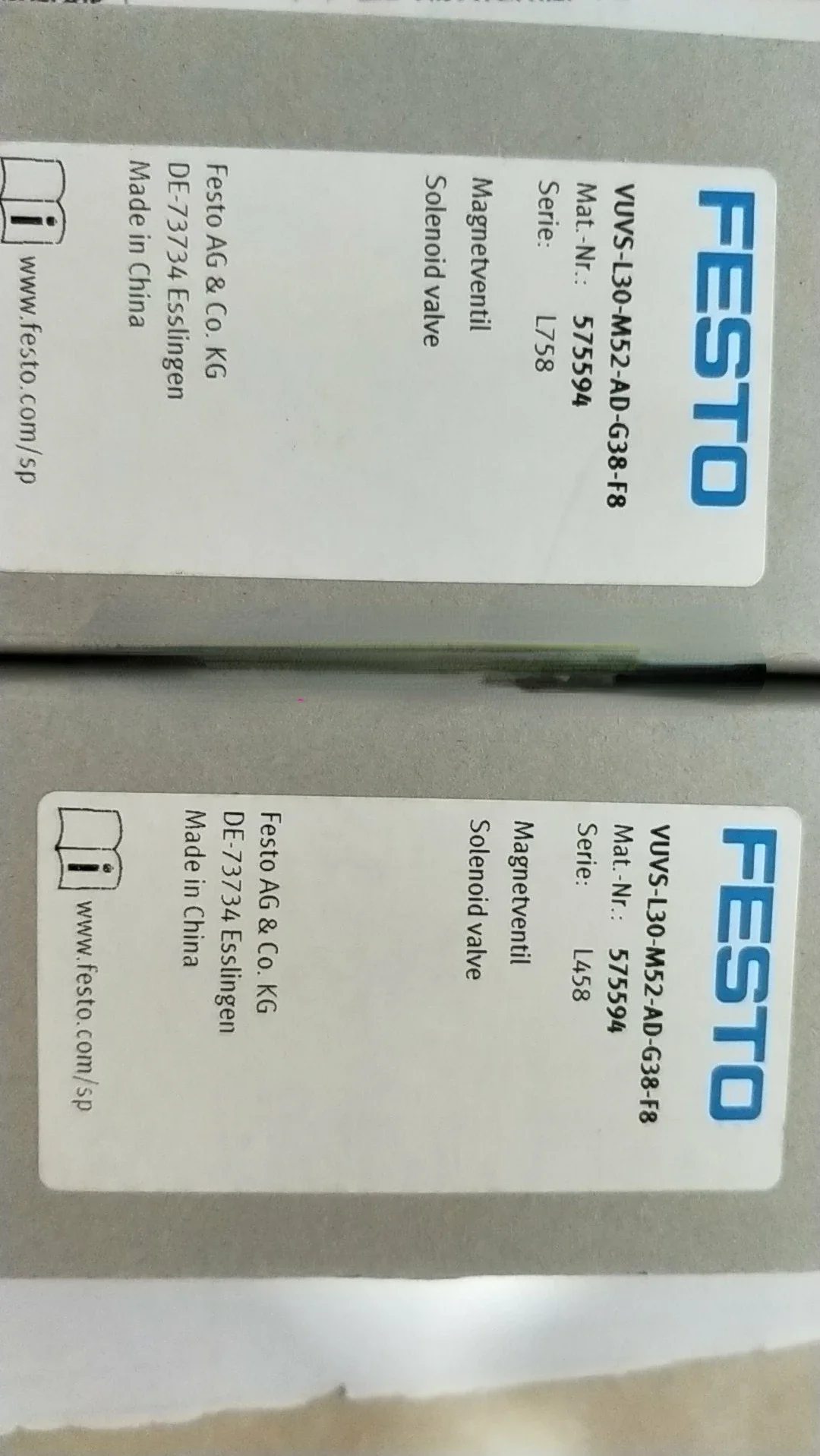 Festo FESTO Resistor VMPA-KMS2-24-5-PUR 533502 Special Spot Sales