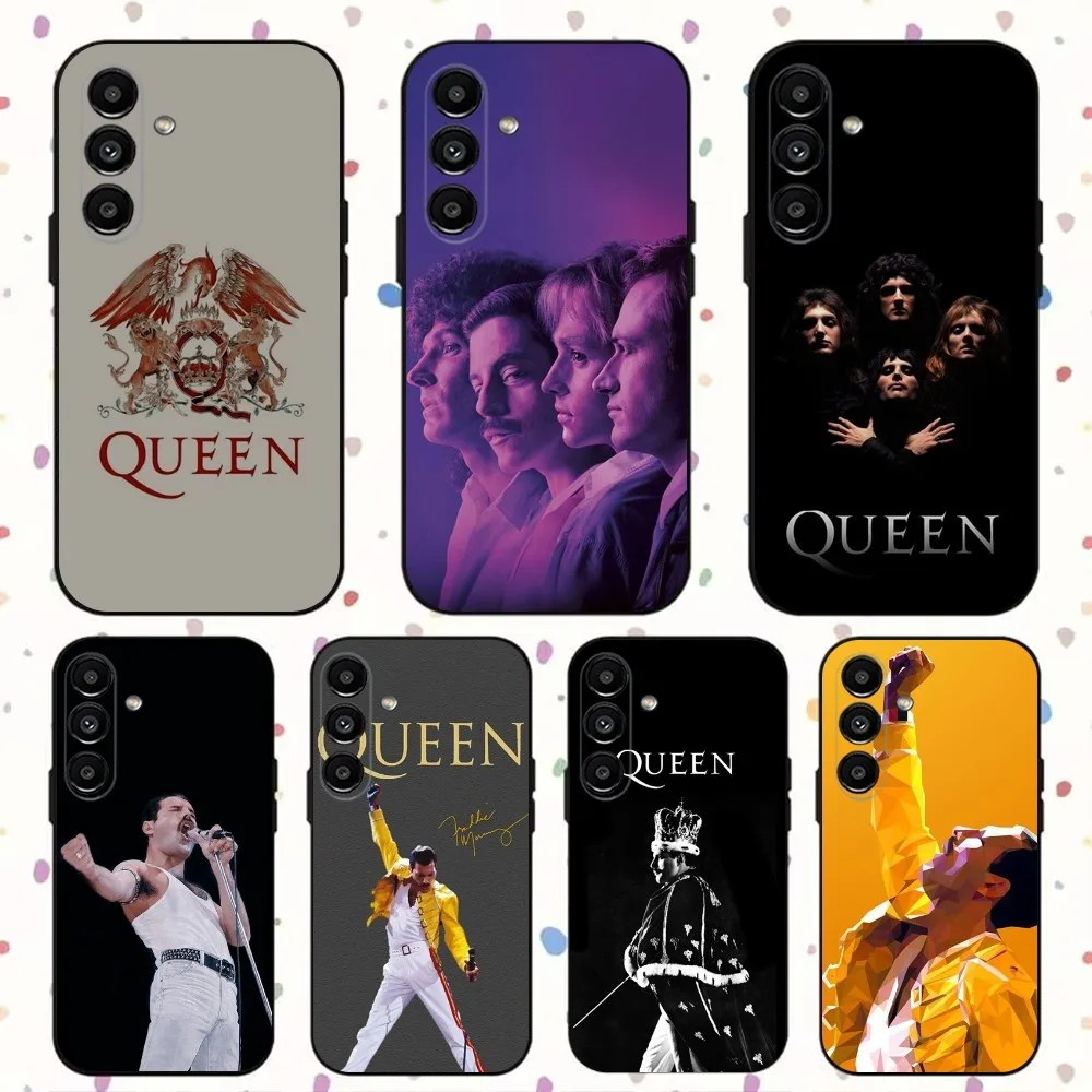 

Freddie Mercury Q-Queen Phone Case For Samsung S24,S21,S22,S23,S30,Ultra,S20,Plus,Fe,Lite,Note,10,9,5G Black Soft Cover