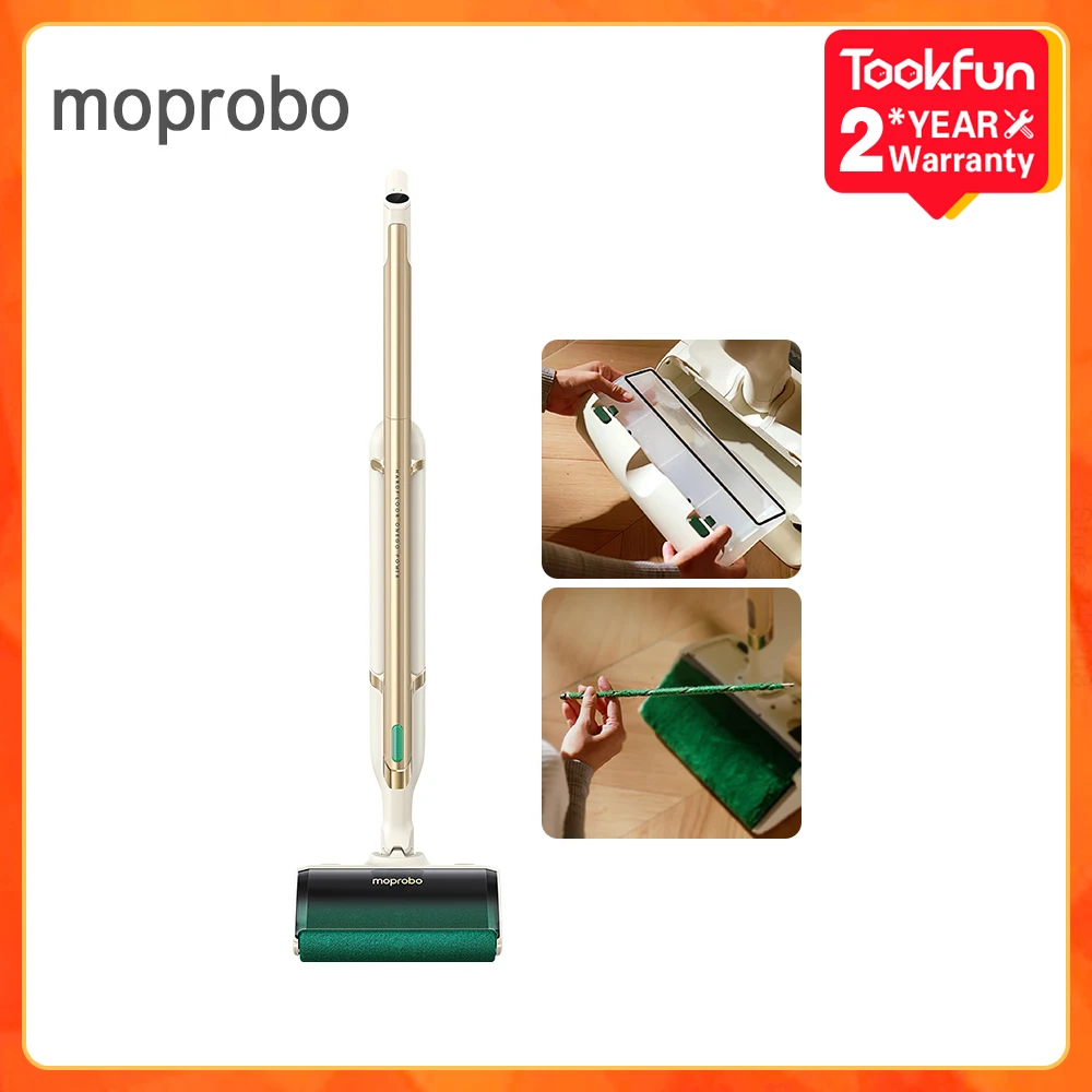 

Moprobo M1 Pro Floor Washer Wireless Electric Water Mop Drying 280AW 900 r/min Vacuum Cleaner Flooring Wiper Cleaning machine