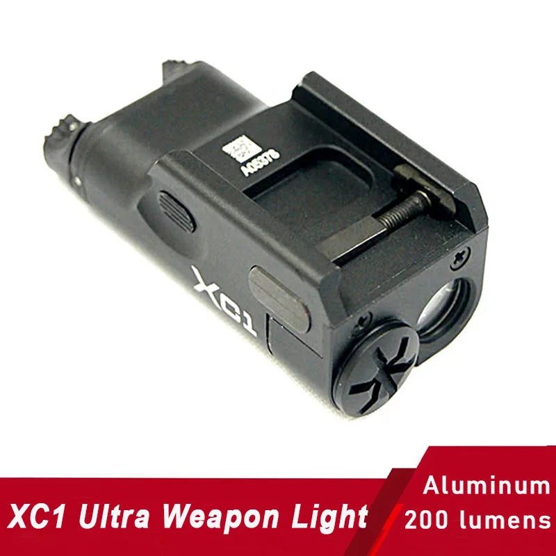 

SF XC1 Flashlight Ultra Weaponlight 200 Lumens LED White Light Output Tactical Pistol Lights Hunting Airsoft Accessory