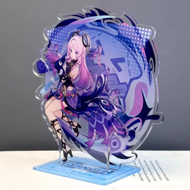 Genshin Impact Cosplay Citlali Wanderer Kinich Arlecchino Mavuika Double Sided Acrylic Standing Plate Ornament Souvenir Gift
