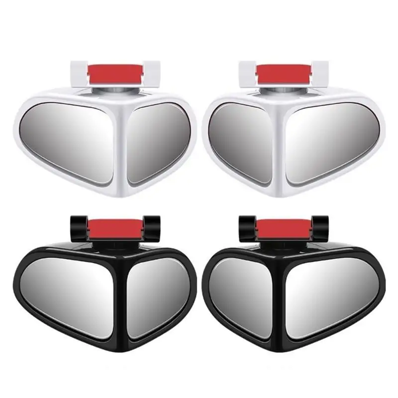31BC Enhancing Safety Car Blind Spots Reflectors Glass, 360 Degree Adjustable Waterproof Shockproof for Reversing Highway Use