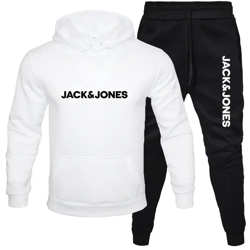 

2025 Autumn/Winter Men's Sweatshirt Set: Outdoor Fashion, Casual, Warm and windproof Men's sports sweatshirt and pants 2 sets