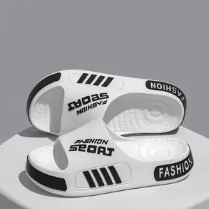 Men's and Women's Professional Design Large Size Eva Slippers Trendyy Student Couple Slippers Outdoor Wear Non-Slip Slippers Women's Summer