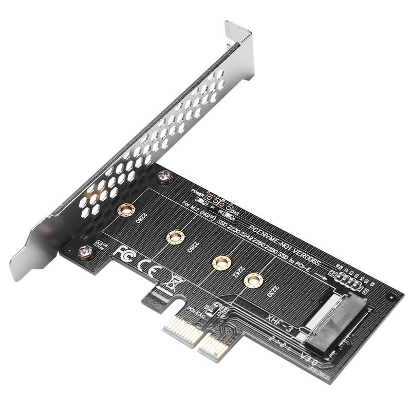 Add On Cards PCIE To M2 Adapter PCI Express 3.0 X1 To NVME SSD M2 PCIE Raiser Adapter Support 2230 2242 2260 2280 M.2 SSD