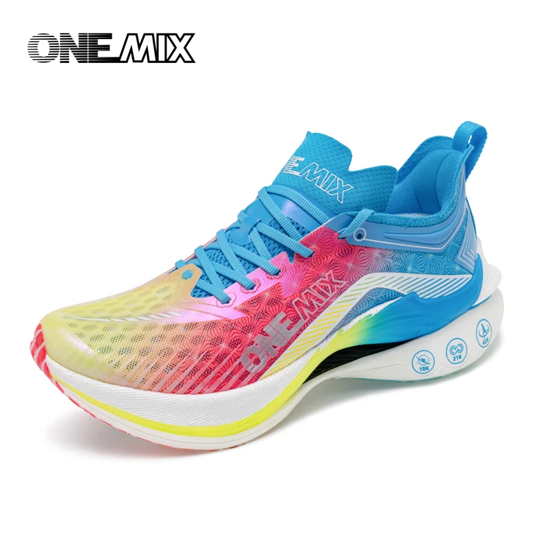 ONEMIX FASHION Carbon Plate Marathon Running Racing Shoes Professional Stable Shock-relief Ultra-light Rebound Sport Sneakers