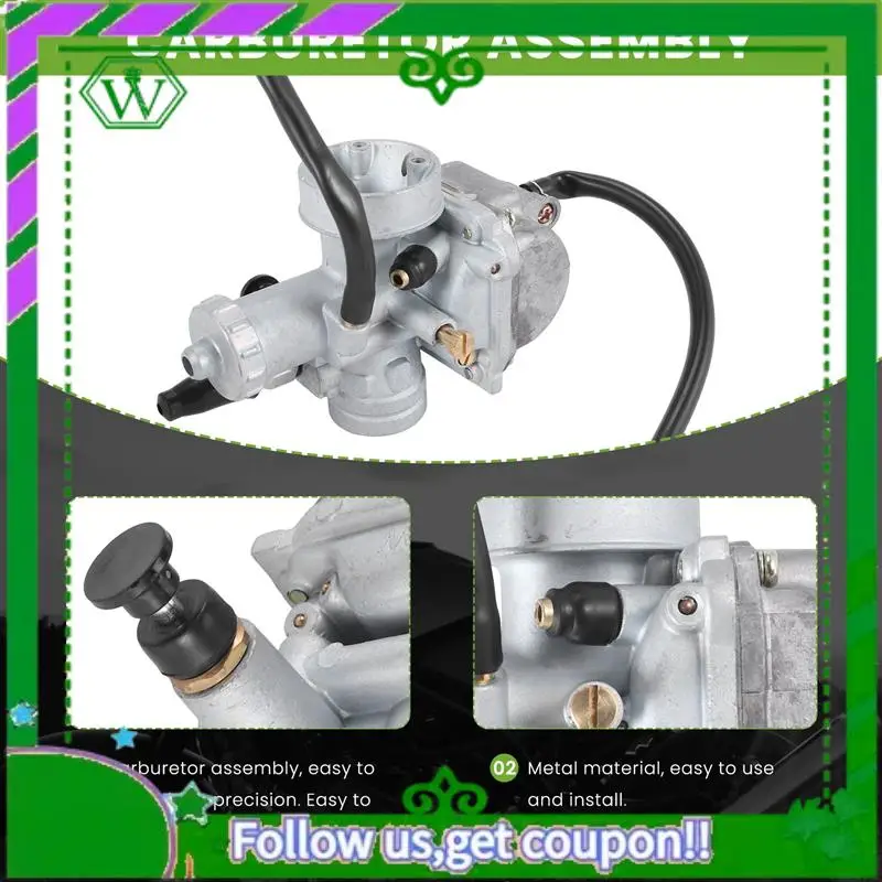 

AC34-13200-02C03 13200-03400 Carburetor Assy For Suzuki LT160E LT-F160 LT160 1989-2003