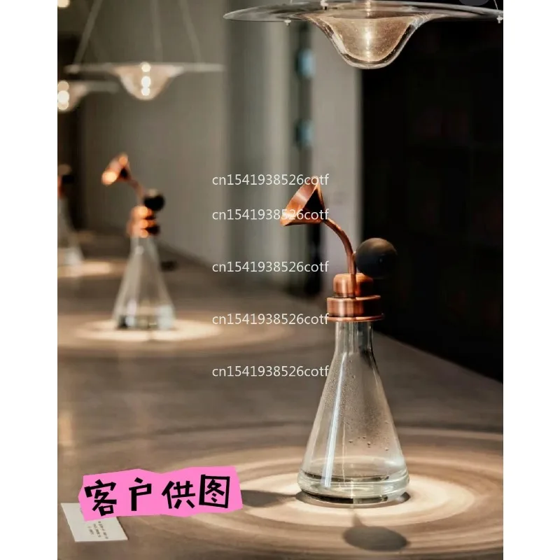 

Glass scent bottle, spa funnel, brass scent, coffee beans
