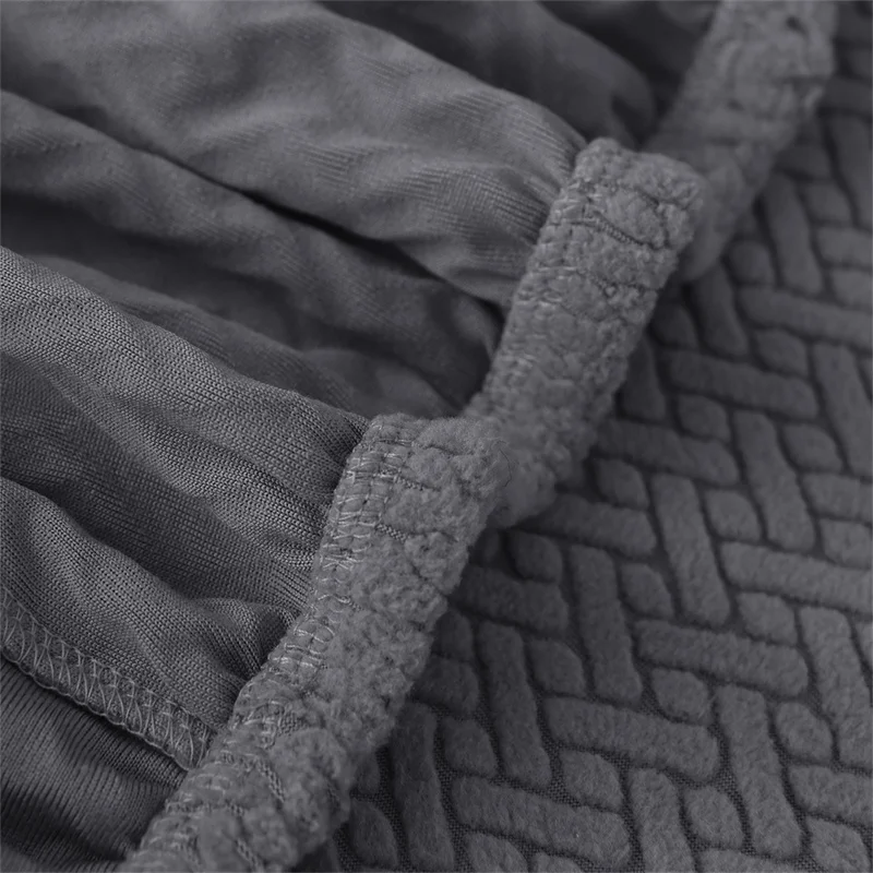 1/2/4/6 قطعة غطاء كرسي خلفي منحني مرن الشمال الطعام على شكل خاص كرسي يغطي بسيط مسند الظهر غطاء البراز لغرفة المعيشة #3