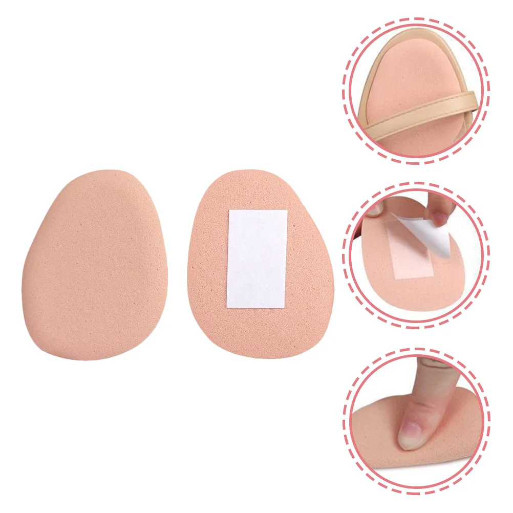 

5 Pairs Forefoot Pad Pads Shoe Insoles Heel Gel Front Cloth High Heels Insert Miss