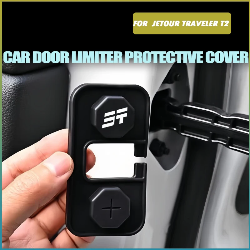 

Car Door Limiter Protective Cover Fit for Jetour Traveler T2 2023-2025 Auto Limiter Silicone Protective Sticker Exterior Parts