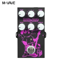 M-VAVE MINI AMP Electric Guitar Effector Pedal Amplifiers Analog Effect True Bypass Pedal Electric Guitar Accessories Parts