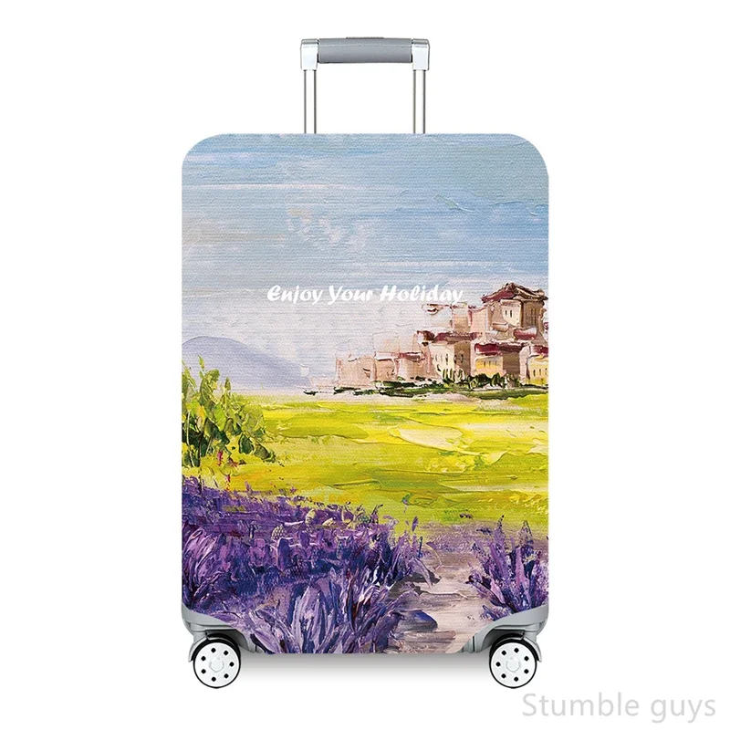 

Durable High Elastic Suitcase Sleeve Protective Anti-Scratch Dustproof Luggage Cover Useful For Vacation Trips 18-32 Inch