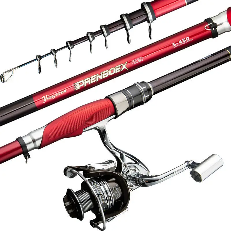 

19 Tune Super Hard Rock Fishing Rod Ultra Light Long Section Hand Rod All Waters Distance Throwing Telescopic Fish Pole Pesca