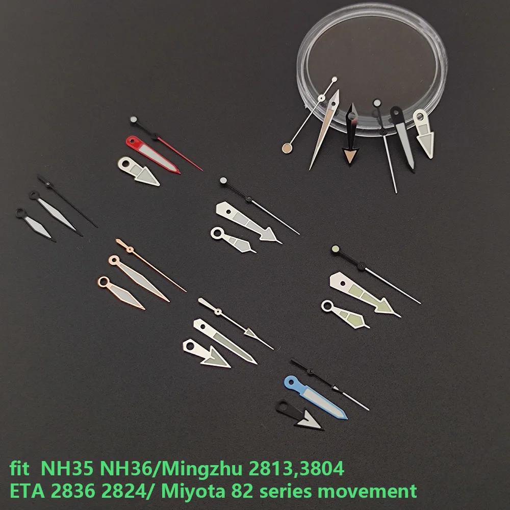 

Watch hands luminous hands fit NH35 NH36 ETA 2836 2824 Miyota 8205 8215 821A Mingzhu DG 2813 3804 movement