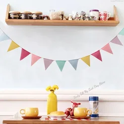 Rainbow Burlap Banner, Durable Decoration for Wedding and Birthday, Outdoor Decoration, Baby Shower Garland, Tent Fabric Flags