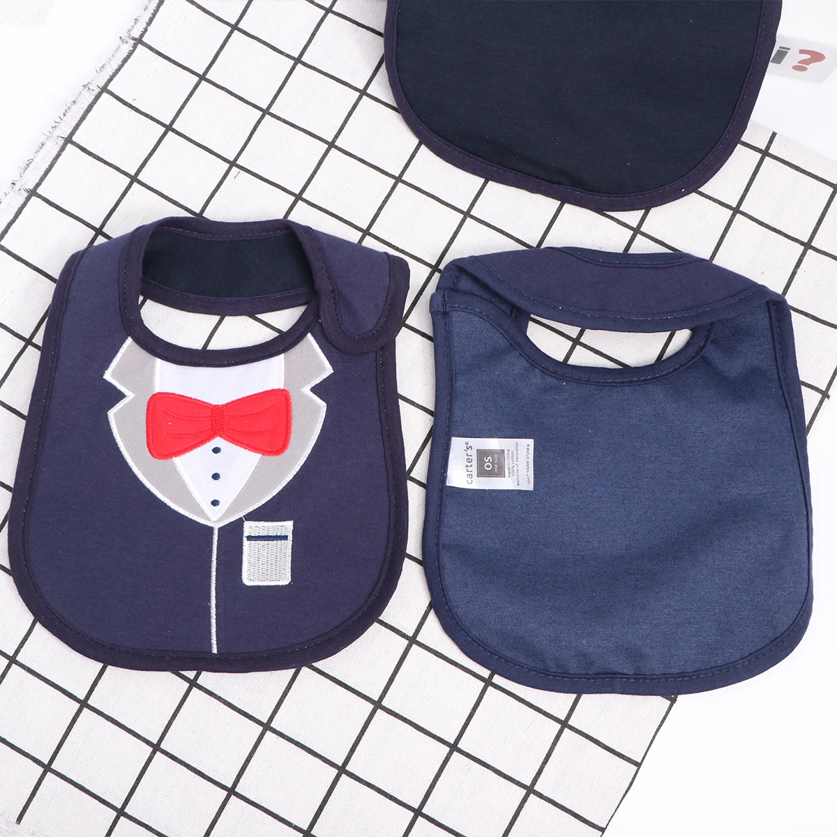 

3 шт. водонепроницаемые детские нагрудники, хлопковые мягкие впитывающие слюнявчики в мультяшном стиле, полотенце для еды слюны, защищает детский обеденный нагрудник