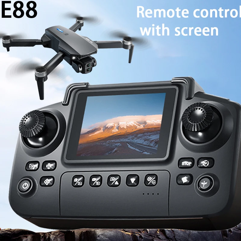 

Новый дрон E88 Pro WiFi FPV Широкоугольная камера HD 8K/1080P, удержание высоты, складной. Идеальная радиоуправляемая игрушка-квадрокоптер для рождественского подарка для мальчиков