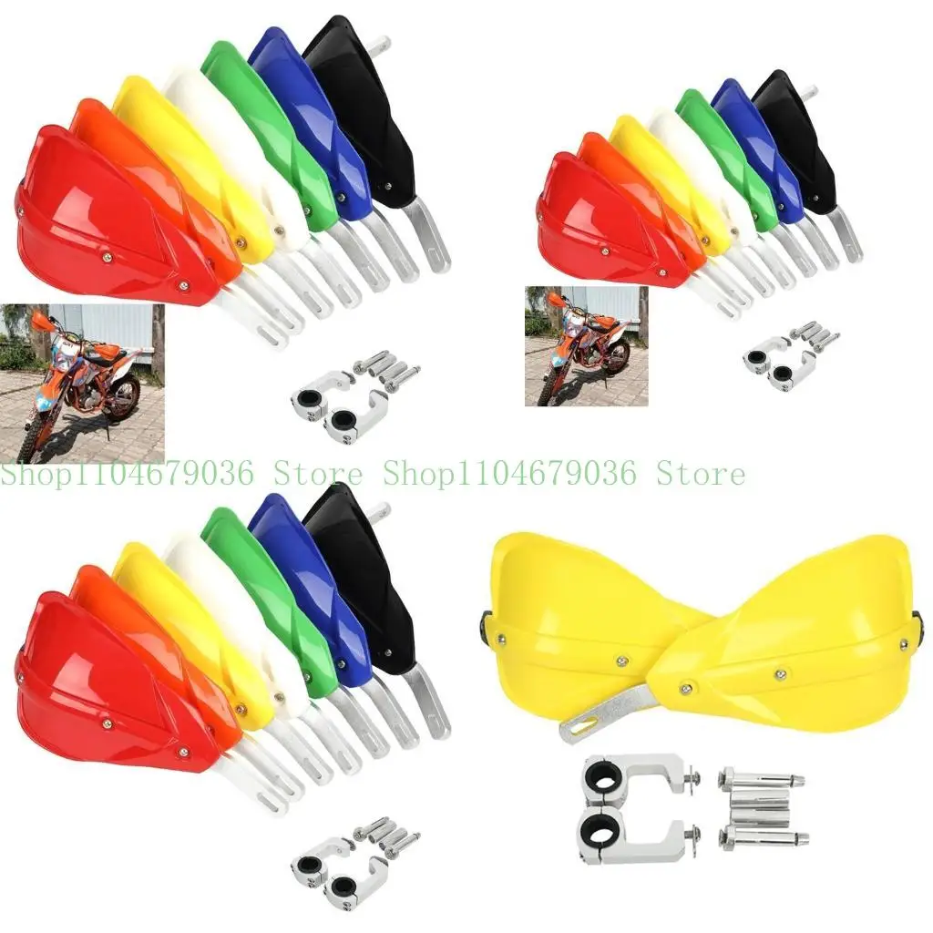 

652F Comfort Enhancing Motorcycle Hand Protectors Covers Guard, Easy Adjustment, for City Commuters Aluminum Reinforced