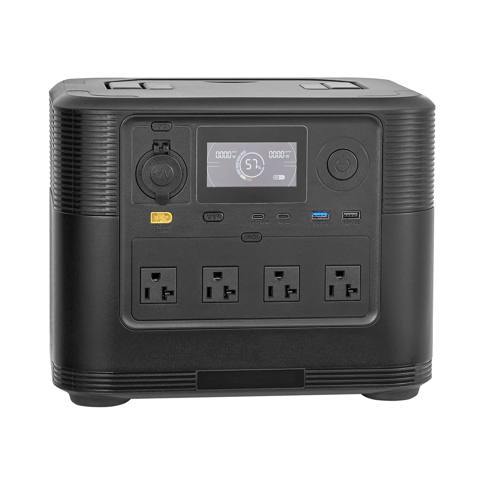 Portable Power Station, 1800W Solar Generator Power Station, 1008Wh LiFePO4 Battery Backup with 9 Output Ports for for Home