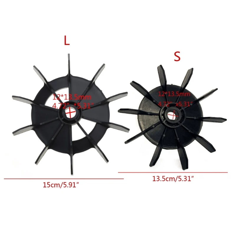 Lâmina plástica do ventilador do compressor ar do ventilador material plástico lâmina m68e do compressor ar