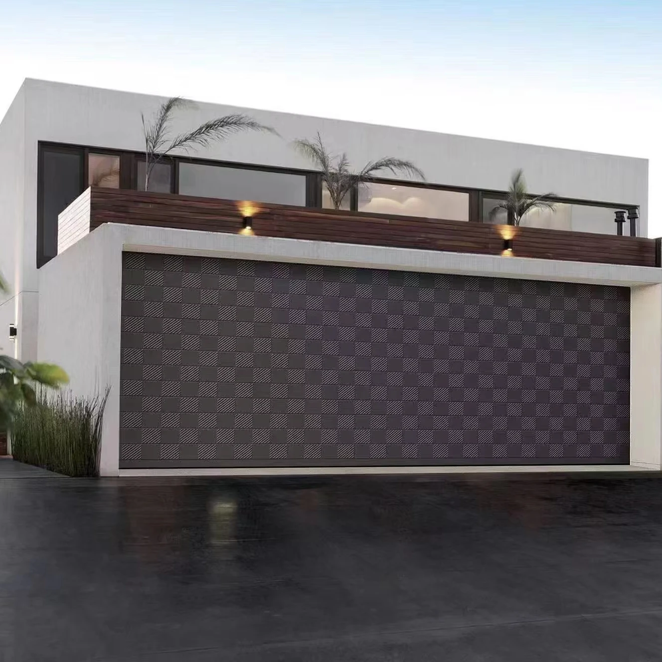 

Customization The High-end Turbine Rapid Garage Door For Villas Is Exquisitely Carved