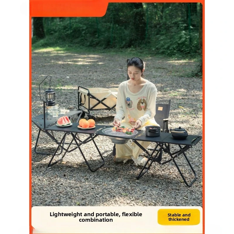 다기능 접이식 캠핑 테이블 이미지