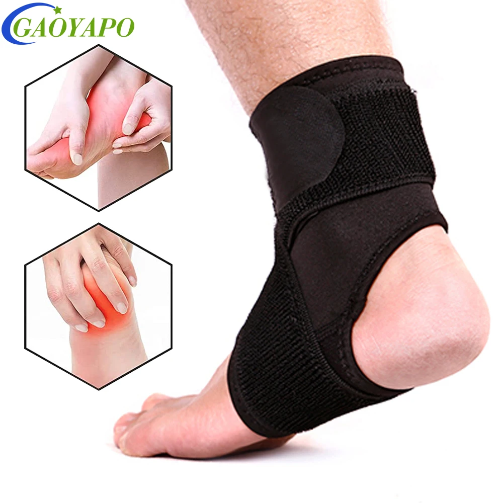 

1Pcs Kids Children Ankle Brace Protector Adjustable Ankle Tendon Compression Brace Foot Support Stabilizer for Basketball Soccer