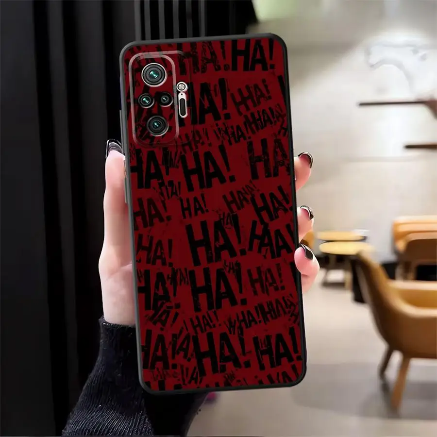 حافظة لهاتف Xiaomi Redmi Note 9S 9 10 11 12 Pro 12s 10S 7 8 11s 13 14 Pro Plus من Jokers Fun Haha #4