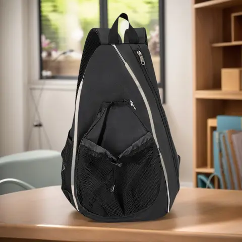 Justerbar racketväska Lätt Pickleball Paddle Bag Slitstark Bärbar Racketryggsäck Sportträning Axelväska Tennis 8 best sales racketväska - №6