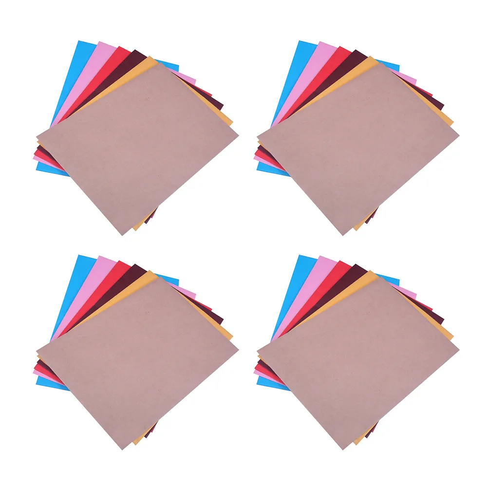 

40Pcs Solid -Adhesive Envelopes Classic Natural Paper Blank Elegant Design for Wedding Save The Date Greeting