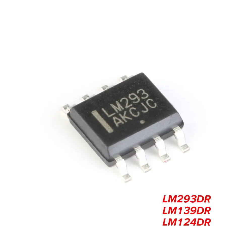 10PCS LM293DR LM139DR LM124DR LM293 LM139 LM124 IC Chip