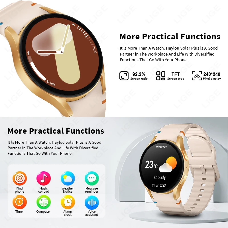 LUIK Nieuwe Bluetooth Oproep Smart Horloge Vrouwen Aangepaste Wijzerplaat Horloges Mannen Sport Fitness Tracker Hartslag Smartwatch Voor Android IOS