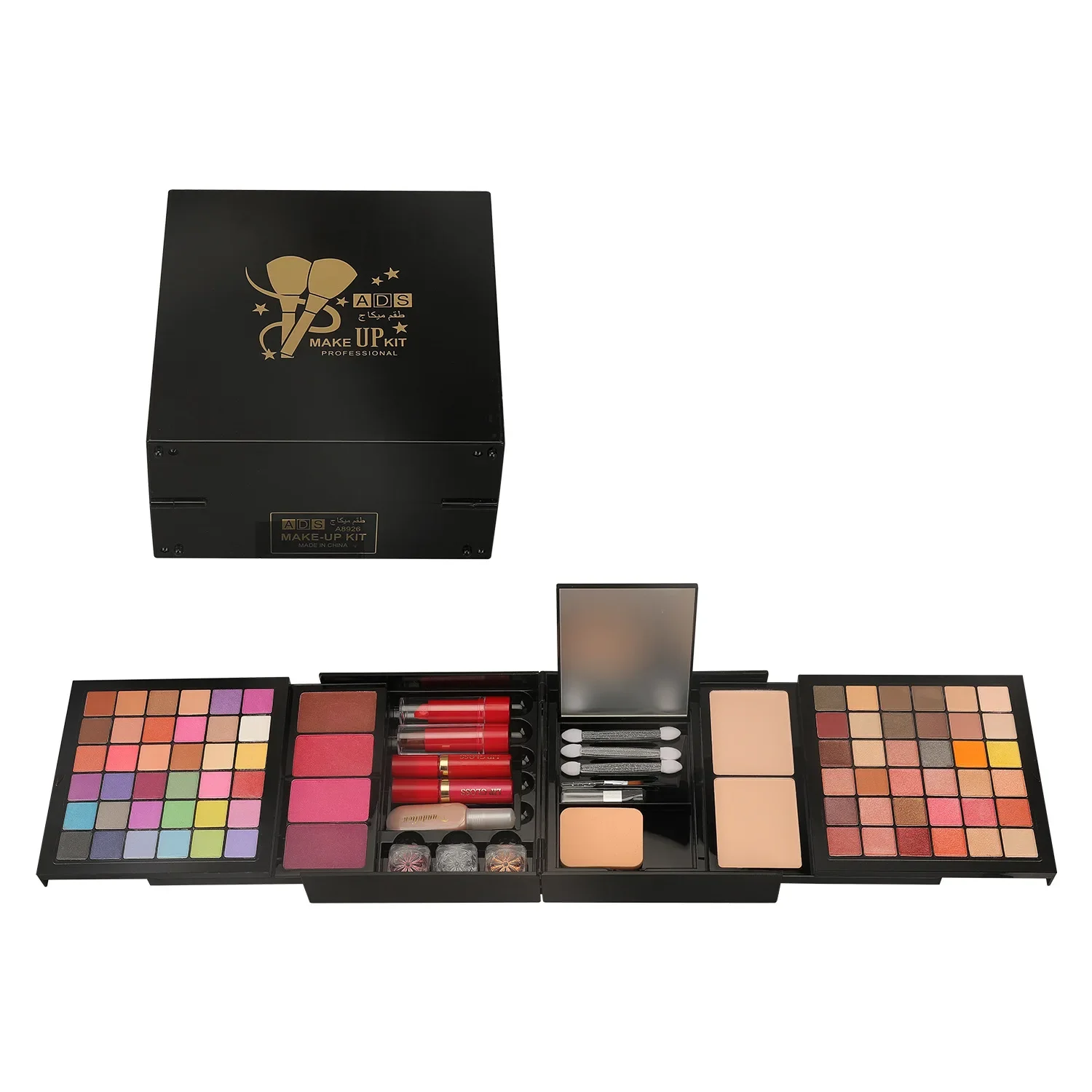 Make-up cadeauset voor vrouwen Volledige kit Alles in één 83 kleuren Gezichtspoeder Oogschaduwpalet Make-up Lip Oogschaduw Markeerstiftborstels