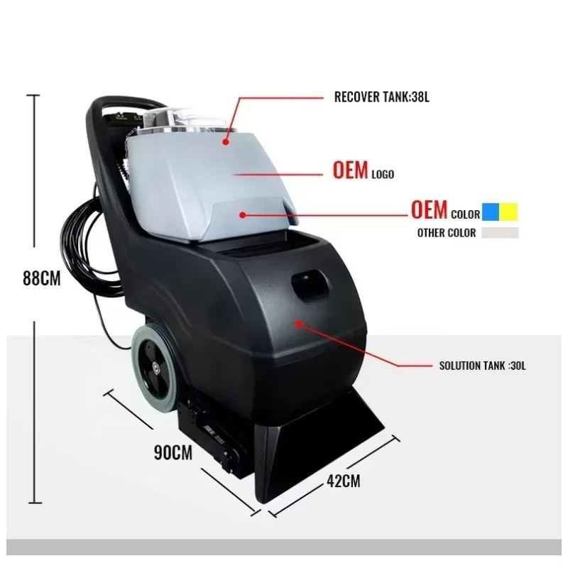 آلة تنظيف السجاد الصناعية التجارية المحمولة MLEE300 30/38L
