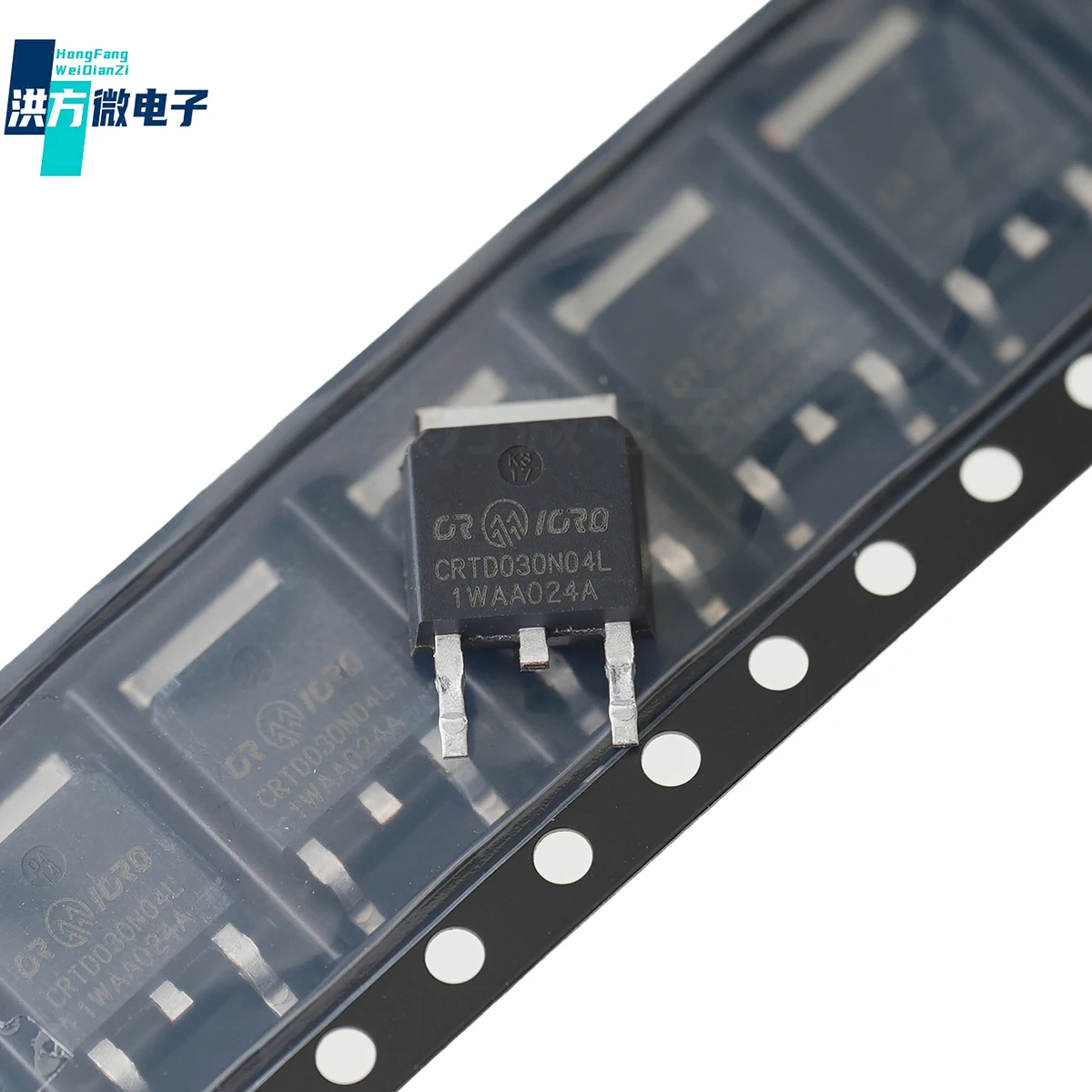 10PCS。new Original MOSFET N-Channel TO-252-2:CRTD030N04L 40V 80A 116W RDS(on):2.5mΩ