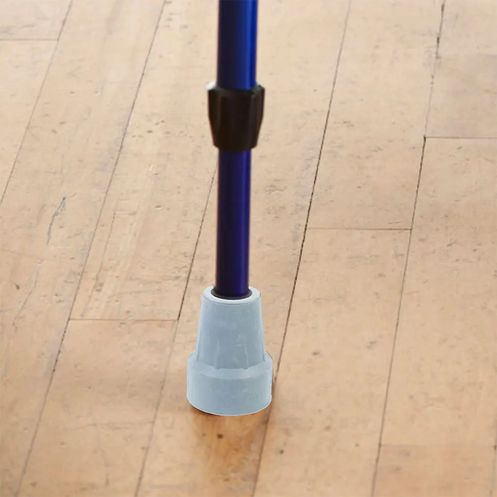 

6pcs Rubber Cane Tips Anti-Slip Walking Stick Pole Tip Replacement For Seniors Non-Slip Crutch Feet Sleeves Cane Foot Covers