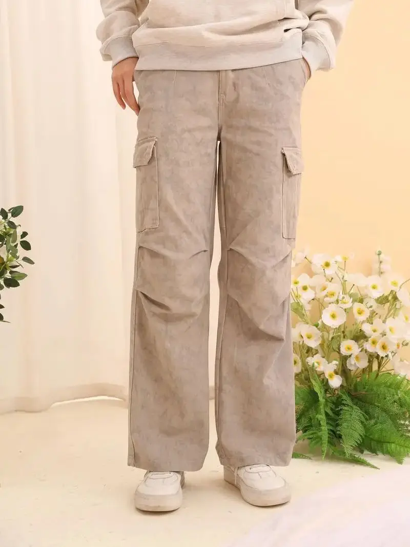 All Love Deserved Marble Pattern Cargo Pants