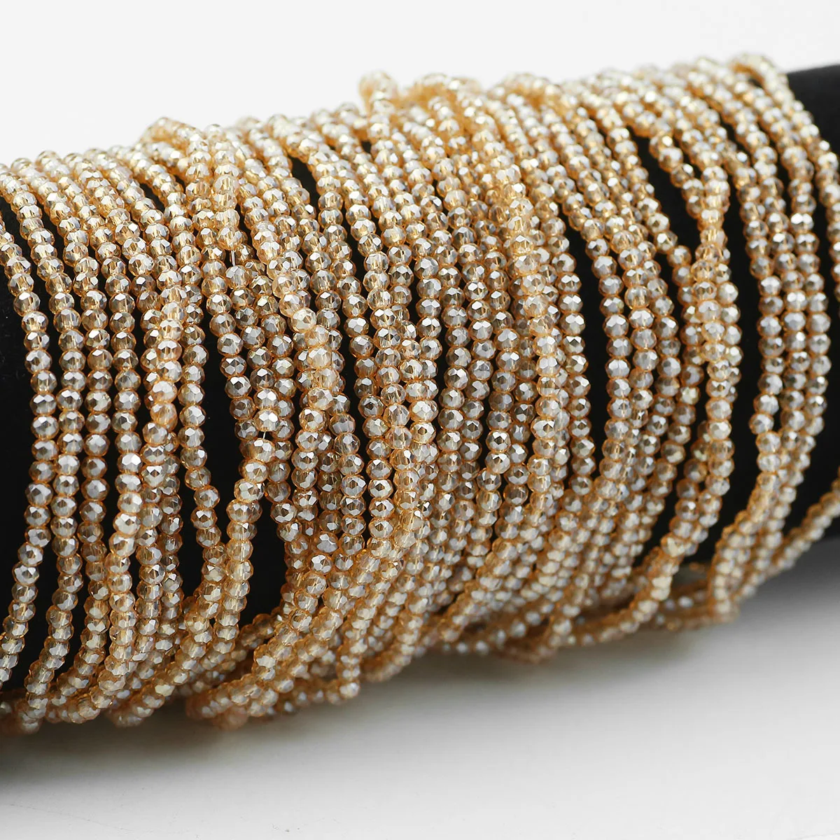 150-600 قطعة كريستال زجاج الخرز AB اللون 2.5 مللي متر الأوجه شقة مستديرة فاصل فضفاض الخرز لصنع المجوهرات أساور يدوية القلائد