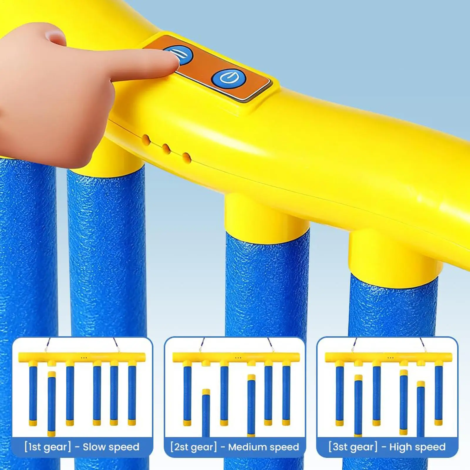 لعبة منعكسة - لعبة تنسيق عين اليد ووقت رد الفعل مع أعواد السقوط، تحدي تفاعلي للأطفال والعائلة والداخلية