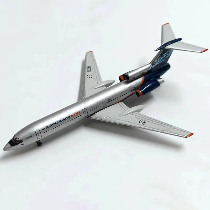 دييكاست 1:500 مقياس سبيكة الروسية TU-154B-2 نموذج طائرة الكلاسيكية الانتهاء ثابت جمع هدية مزخرفة العرض