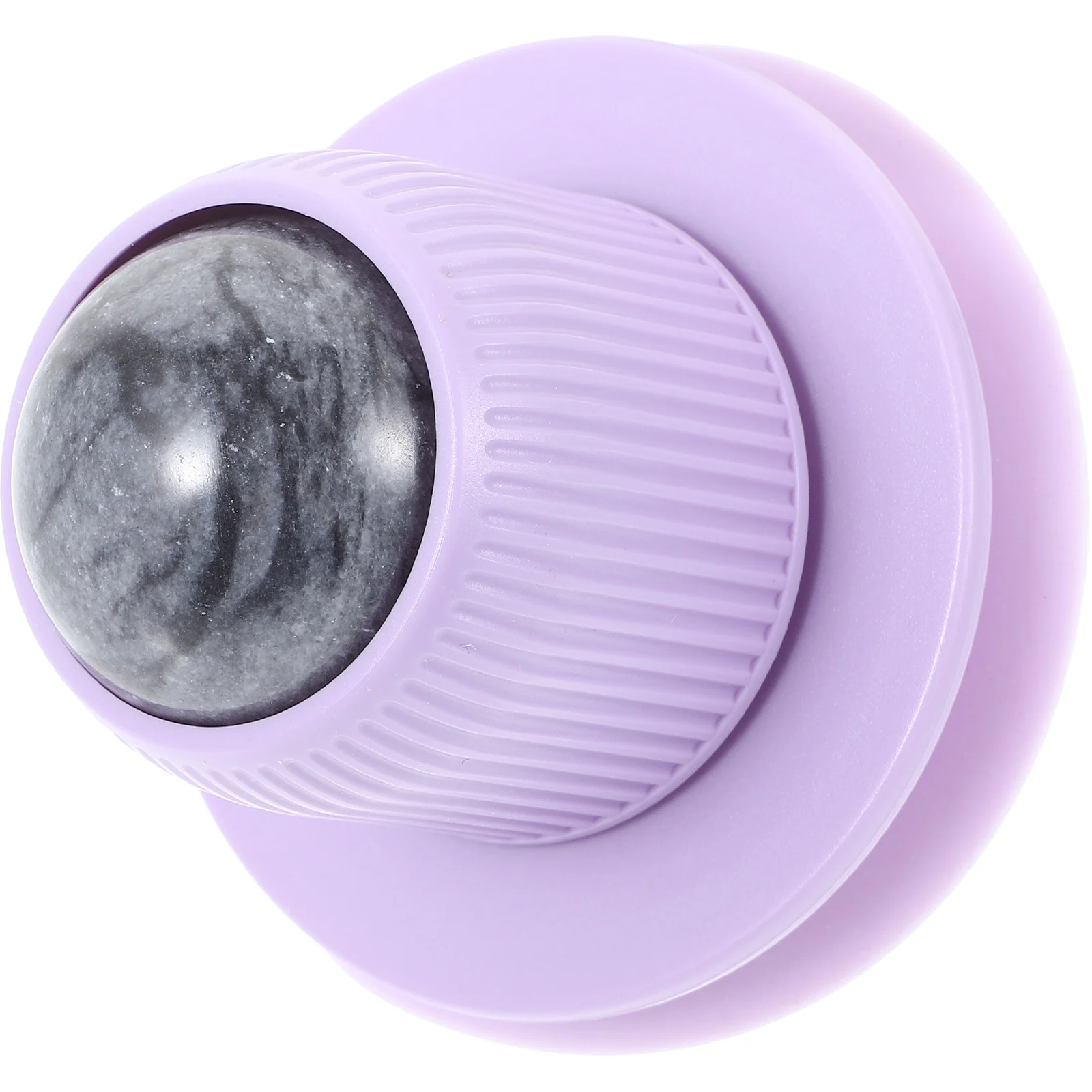 

Portable Massage Ball Purple Suction Cup Body Relaxing Tool Muscle Roller Lymphatic Massager For Neck Shoulder At Home