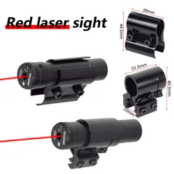 Fucili Red Dot Mirini laser Binari Picatinny rossi Mirini per pistola Accessori per la caccia Laser ricaricabili Metallo calibrato Ar15